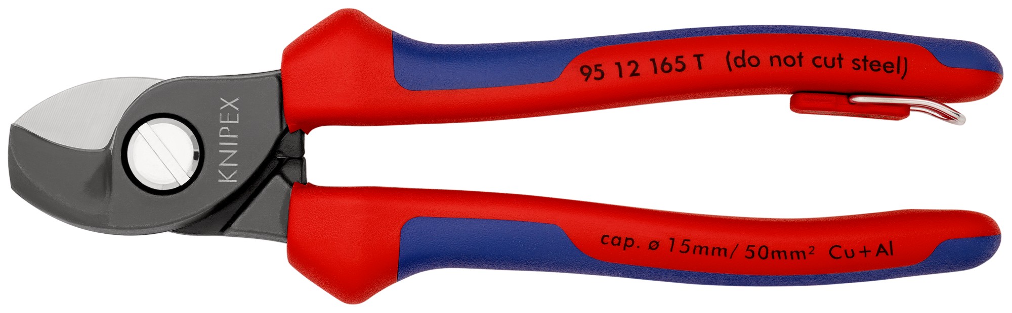Knipex Alicate cortacables anticaída 165 mm