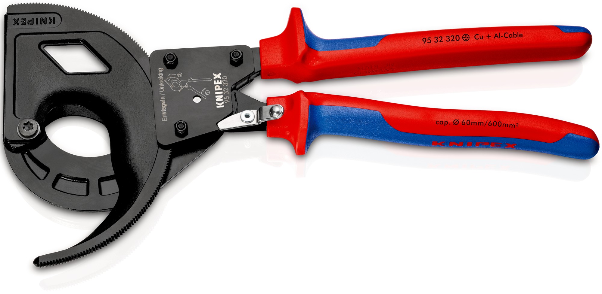 Knipex Cortacables de carraca 320 mm