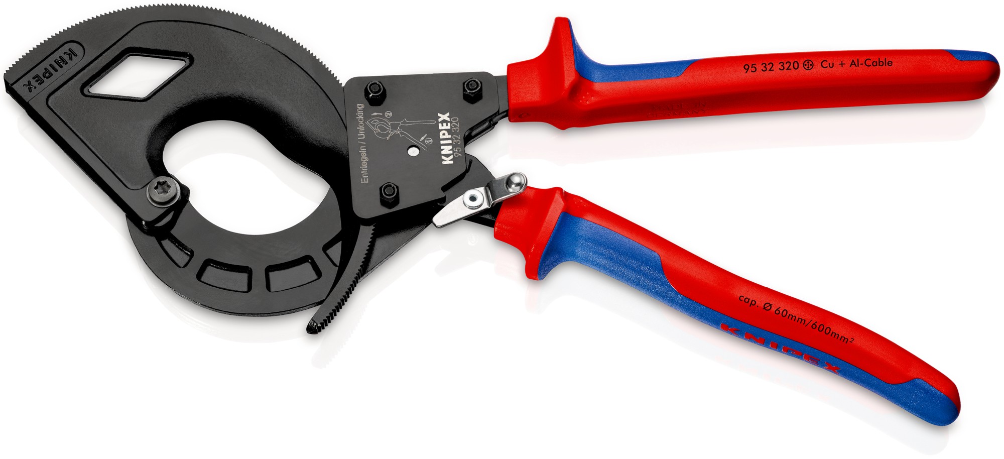 Knipex Cortacables de carraca 320 mm