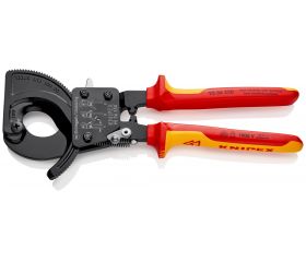 Knipex Cortacables de carraca con mangos bicomponentes aislados 250 mm