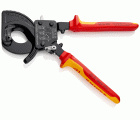 Knipex Cortacables de carraca con mangos bicomponentes aislados 250 mm