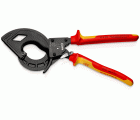 Knipex Cortacables de carraca con mangos bicomponentes aislados 320 mm