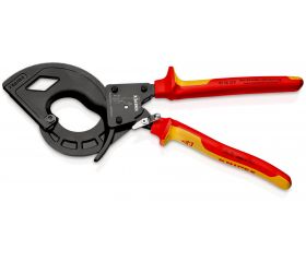 Knipex Cortacables de carraca con mangos bicomponentes aislados 320 mm