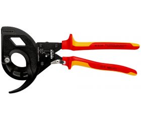 Knipex Cortacables de carraca con mangos bicomponentes aislados 320 mm