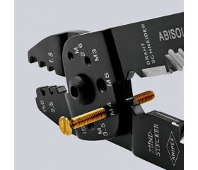 Knipex Alicate para entallar terminales 240 mm