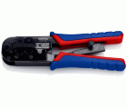 Knipex Crimpadora para terminales Western (RJ) 190 mm