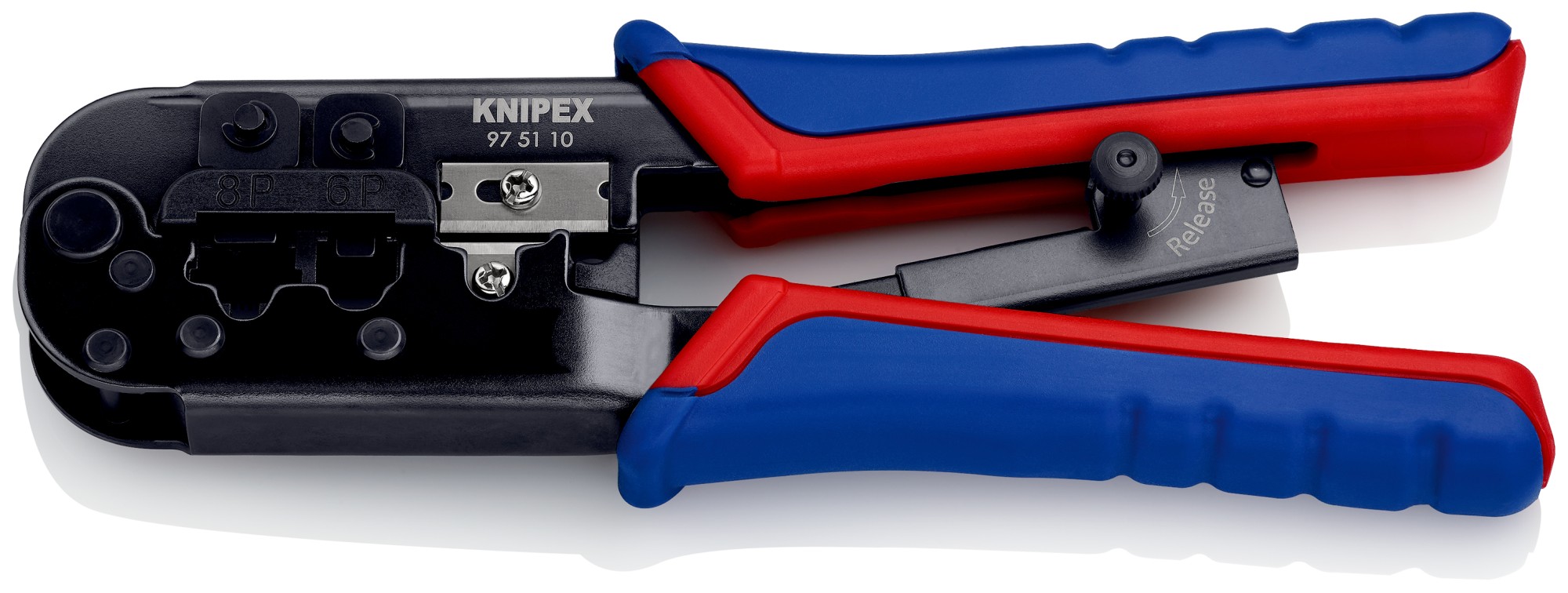 Knipex Crimpadora para terminales Western (RJ) 190 mm