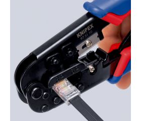 Knipex Crimpadora para terminales Western (RJ) 190 mm