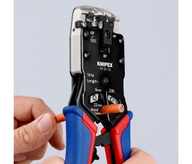 Knipex Crimpadora para terminales Western (RJ) 200 mm