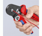 Knipex Crimpadora autoajustable para punteras huecas 180 mm
