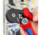 Knipex Crimpadora autoajustable para punteras huecas 180 mm