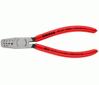 Knipex Alicate para entallar punteras huecas - con mangos recubiertos de plástico 145 mm