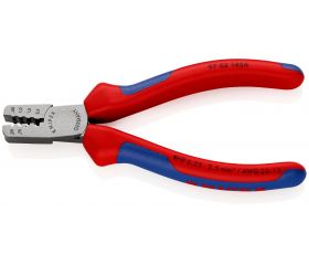 Knipex Alicate para entallar punteras huecas - con mangos bicomponentes 145 mm