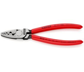 Knipex Alicate para entallar punteras huecas - con mangos recubiertos de plástico