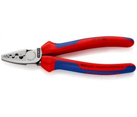 Knipex Alicate para entallar punteras huecas - con mangos bicomponentes
