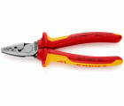 Knipex Alicate aislado VDE para entallar punteras huecas