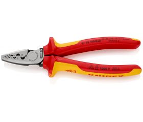 Knipex Alicate aislado VDE para entallar punteras huecas