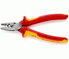 Knipex Alicate aislado VDE para entallar punteras huecas 180 mm