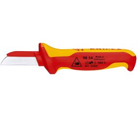 Knipex Cuchillos pelacables con mangos bicomponentes aislados