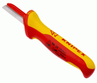 Knipex Cuchillos pelacables con mangos bicomponentes aislados 190 mm