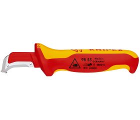 Knipex Cuchillos pelacables con mangos bicomponentes aislados