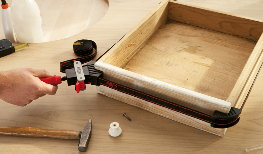 Bessey Tensor de cinta para marcos BAN400