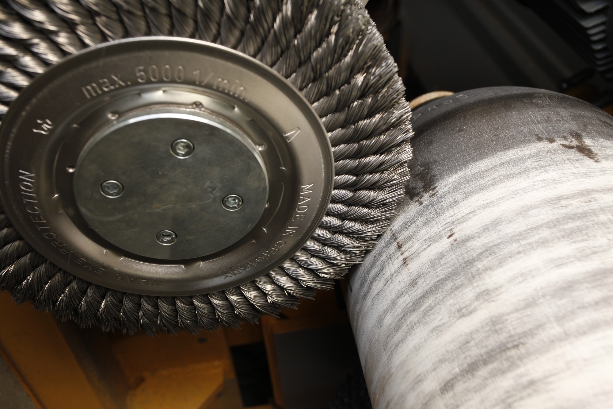 Lessmann Cepillo circular alambre acero trenzado 472211