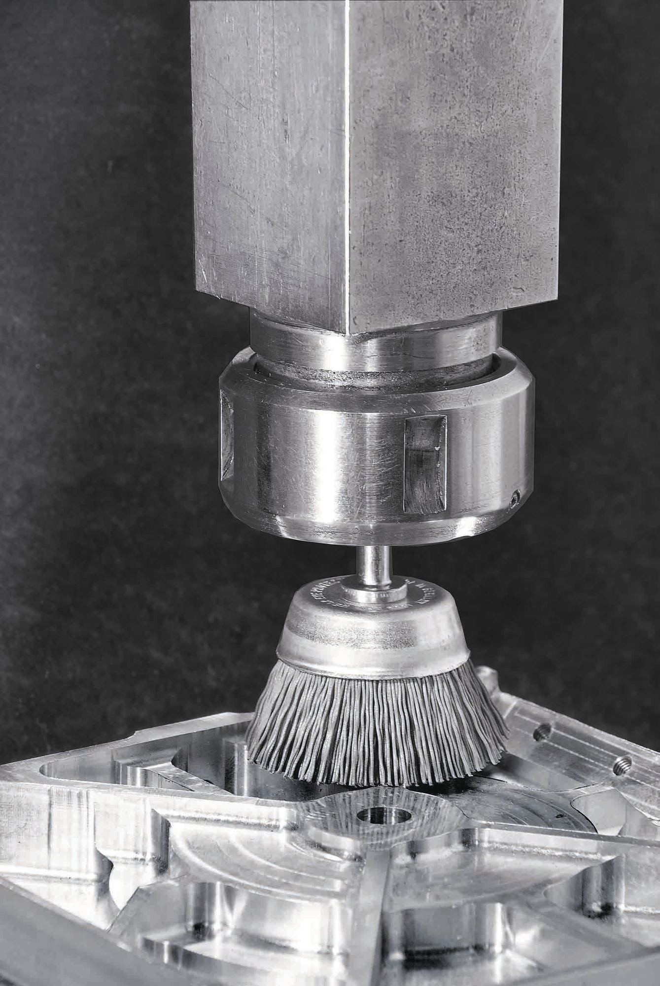 Lessmann Taza con espiga alambre inox. ondulado 434362