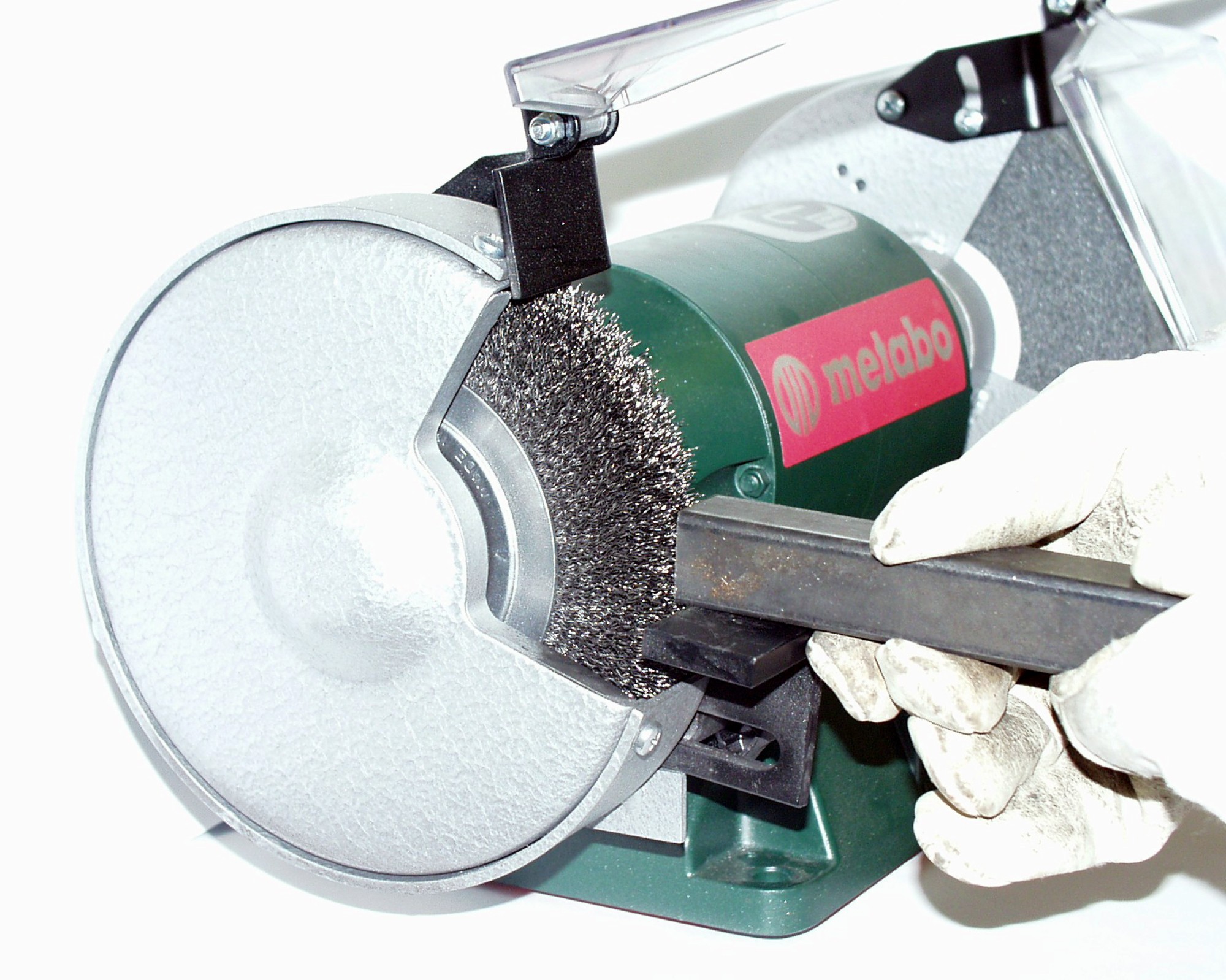 Lessmann Cepillo circular alambre latonado ondulado 344762