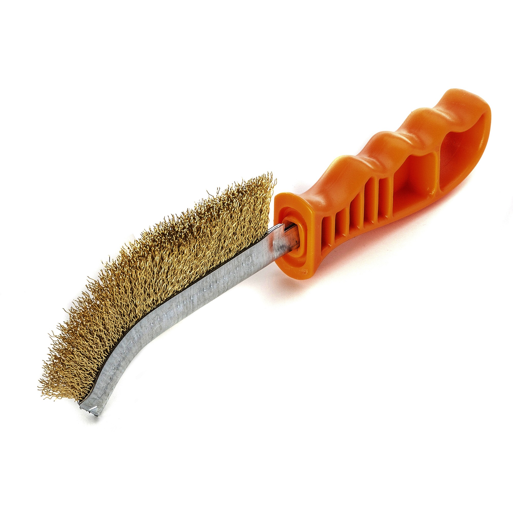 Lessmann Cepillo de mano mango de plastico alambre latón 056701