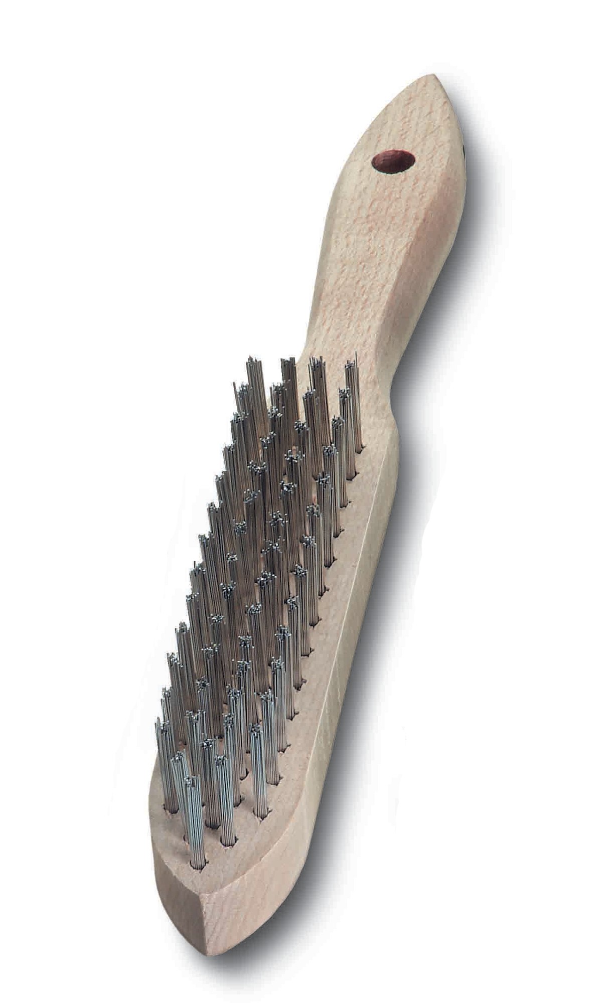 Lessmann Cepillo de mano mango de madera alambre inox. 103741