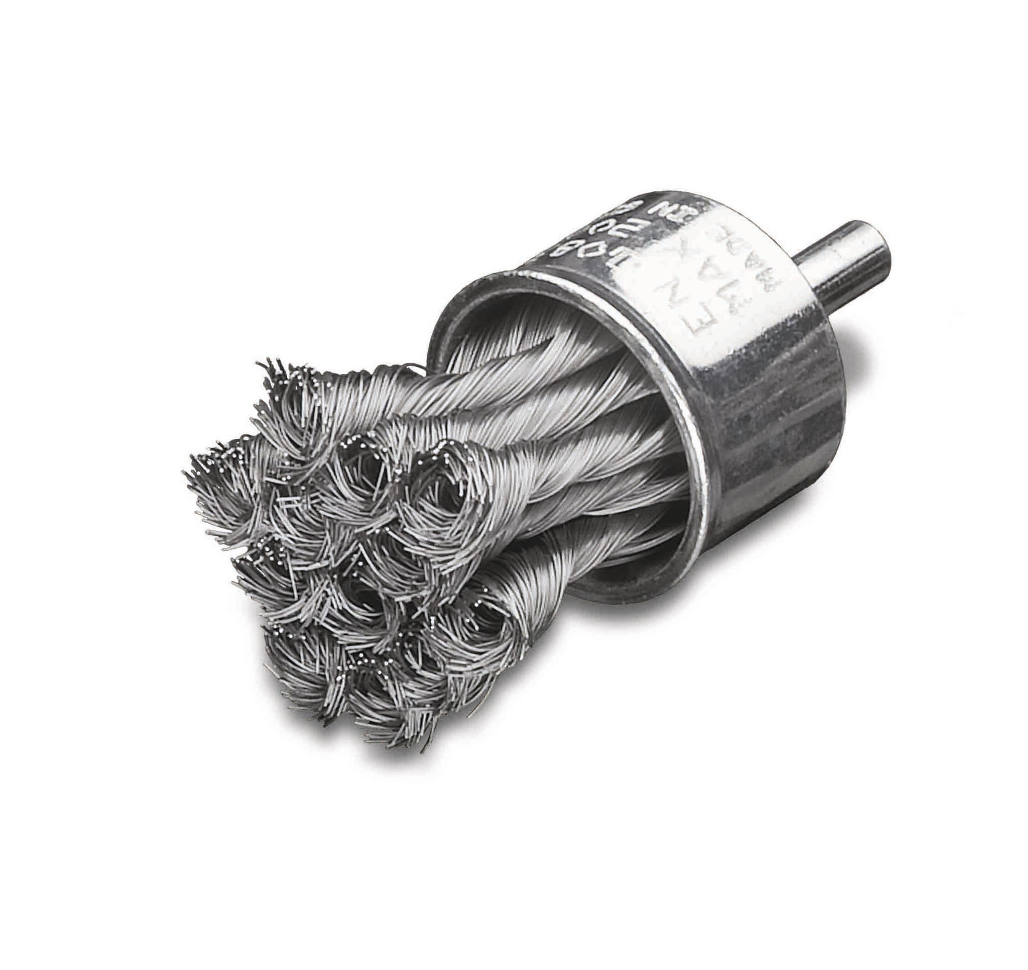 Lessmann Brocha con espiga alambre acero trenzado 456298