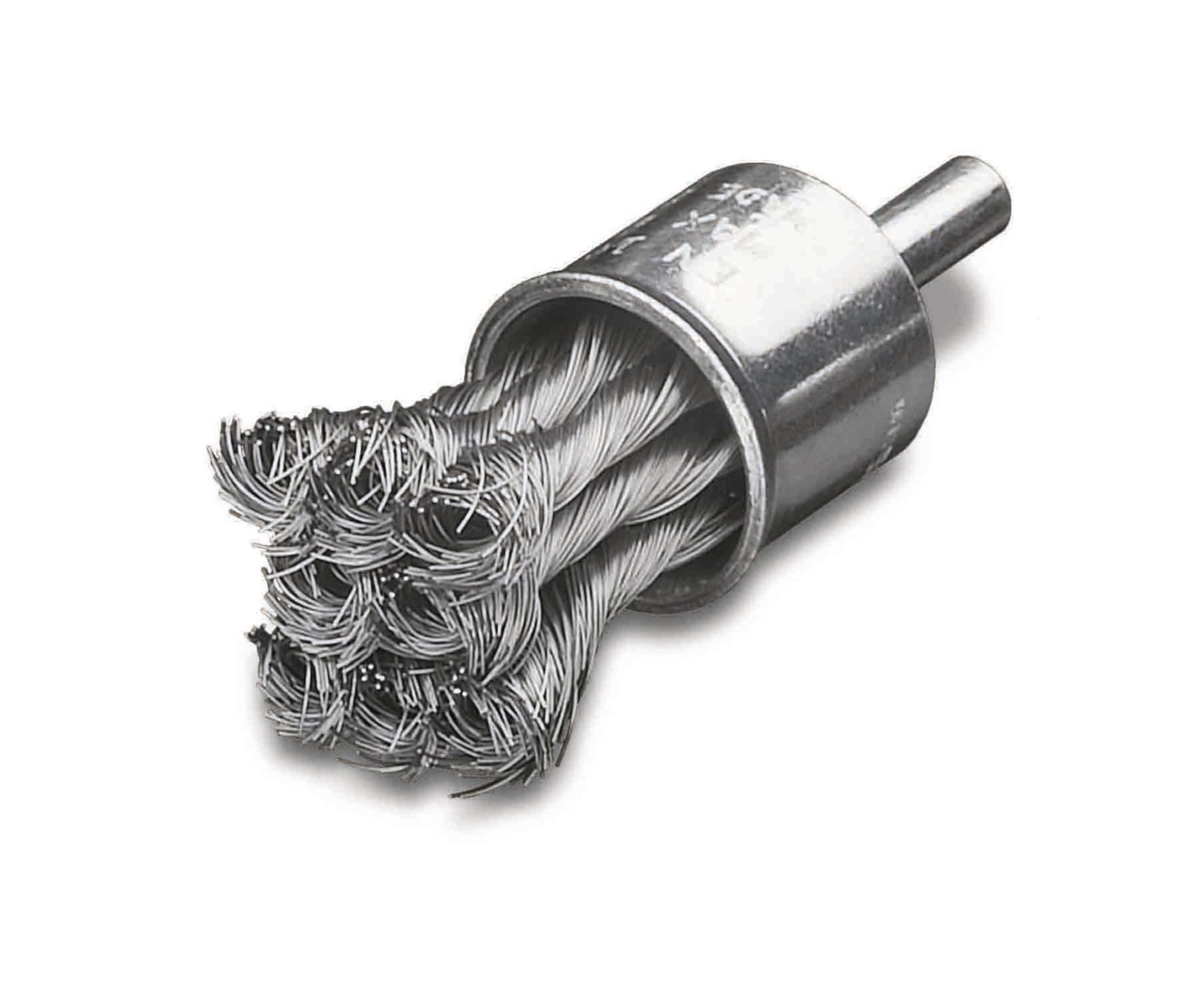Lessmann Brocha con espiga alambre acero trenzado 454298