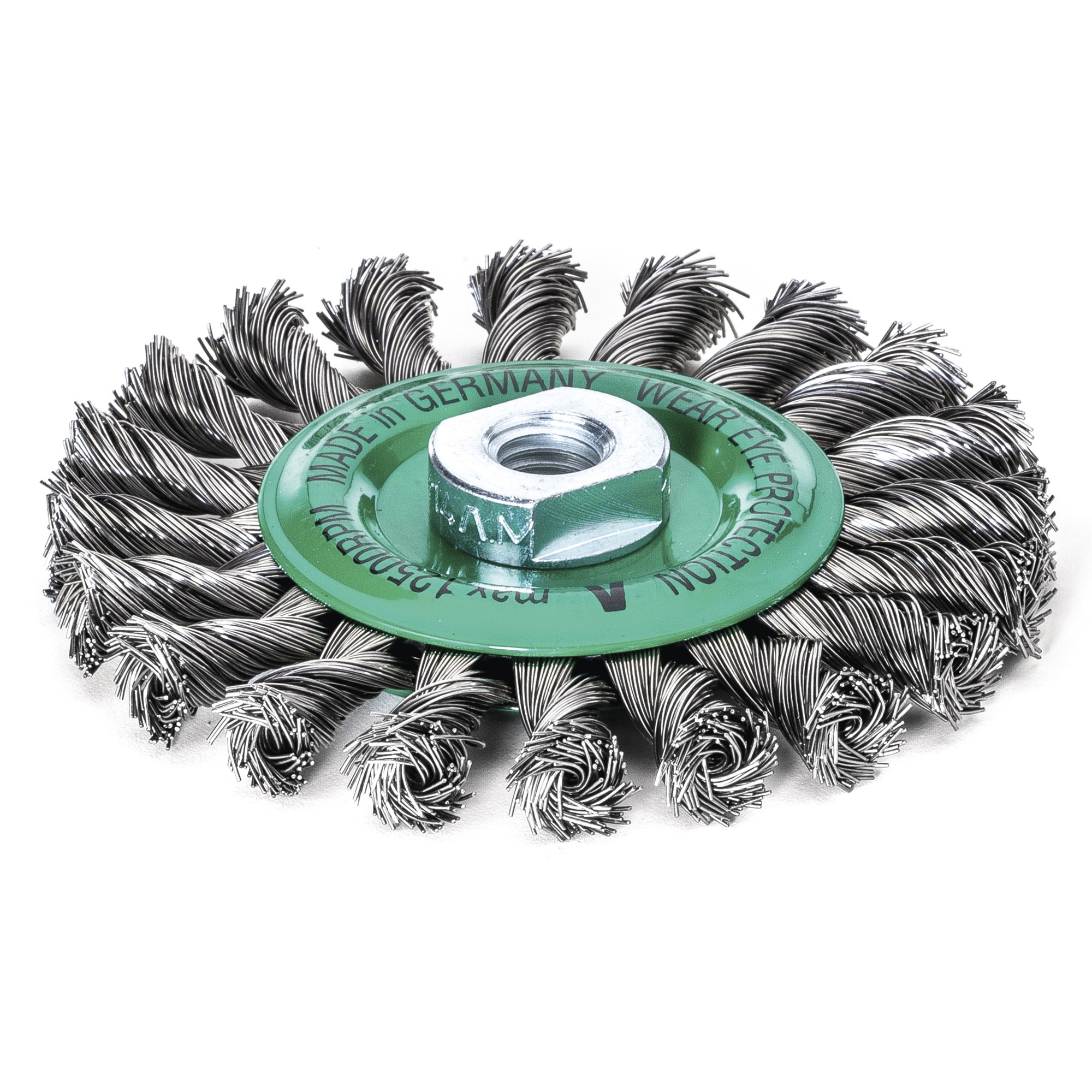 Lessmann Cepillo circular alambre inox. trenzado 472817