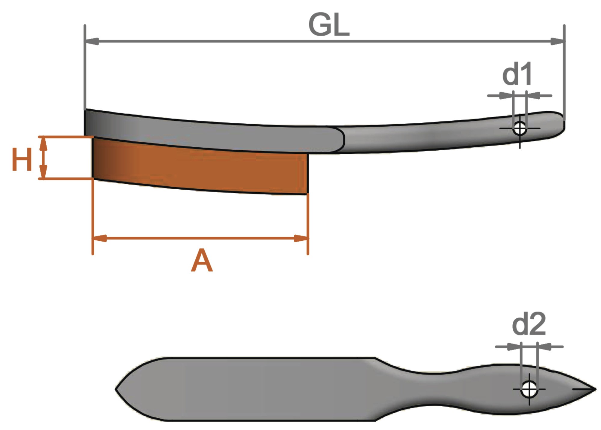 Lessmann Cepillo de mano mango de madera  alambre latonado 105431
