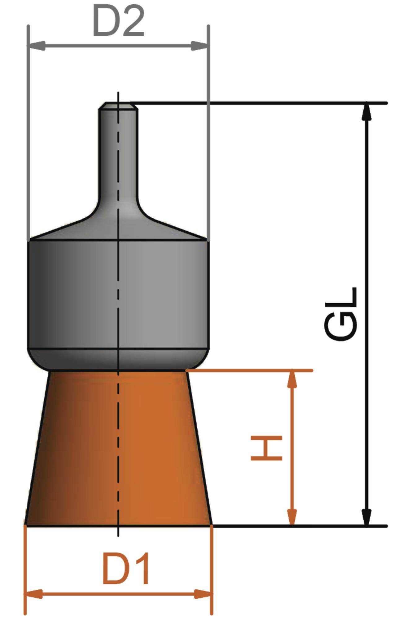 Lessmann Brocha con espiga alambre inox. ondulado 451361