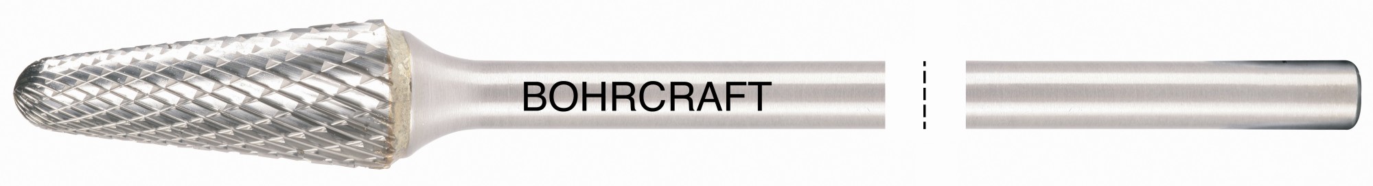 Bohrcraft Fresa rotativa larga metal duro forma L cónica redonda