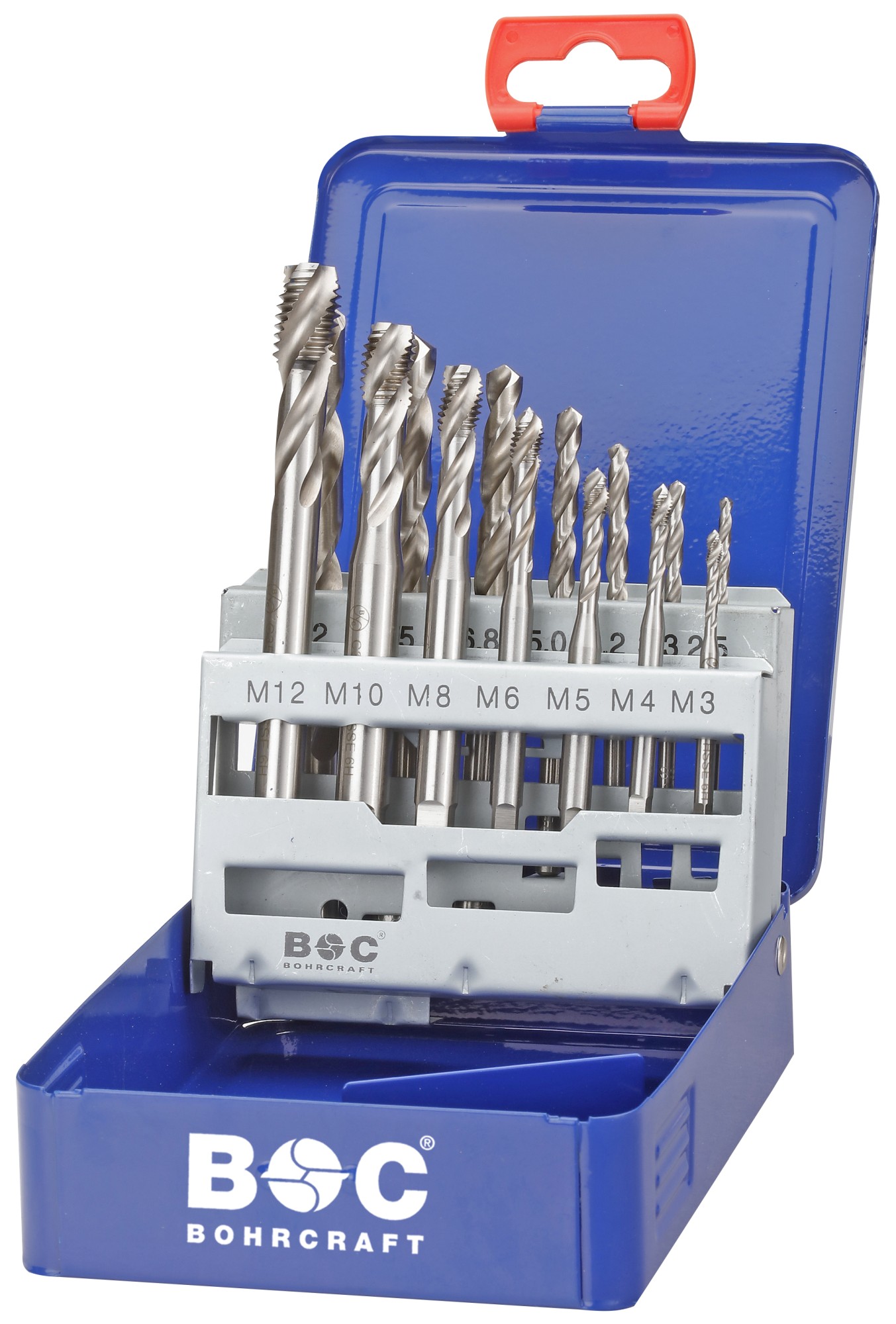 Bohrcraft Juego machos de roscar a máquina DIN 371/376 H35° HSS-E