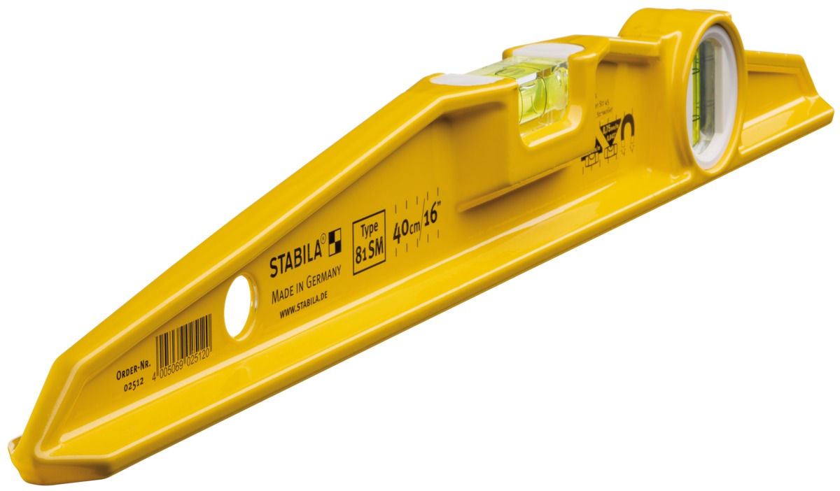 Stabila Nivel de burbuja modelo 81 SM, 40 cm