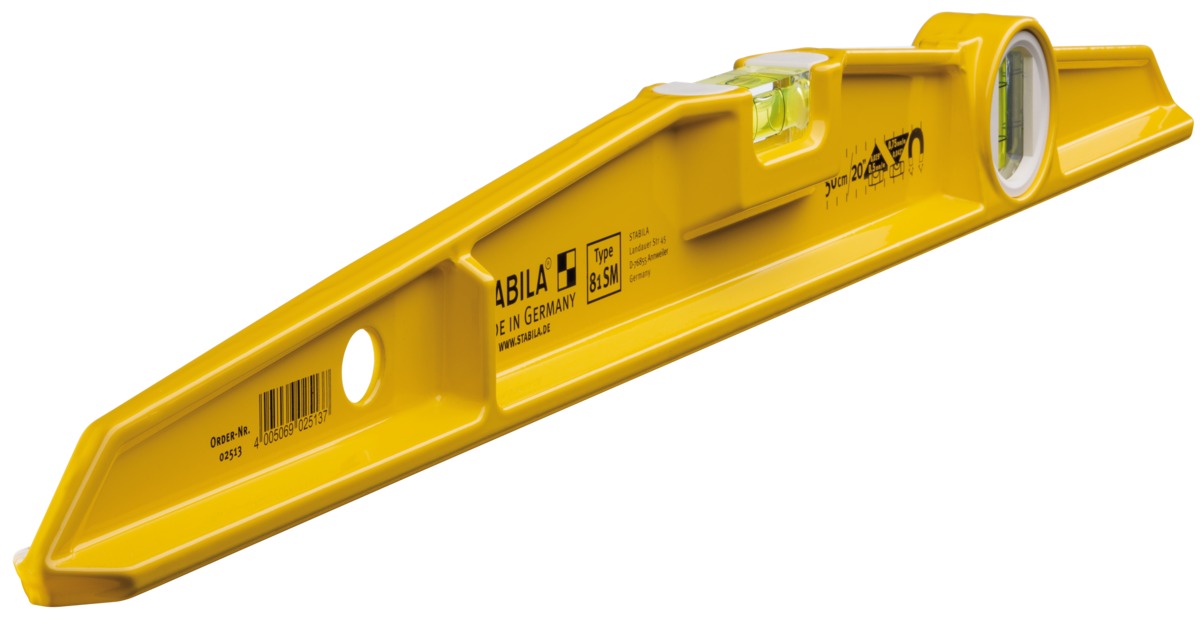 Stabila Nivel de burbuja modelo 81 SM, 50 cm