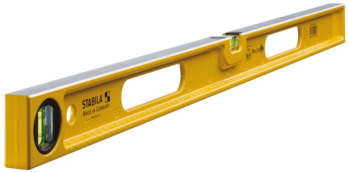 Stabila Nivel de burbuja modelo 82 S, 80 cm