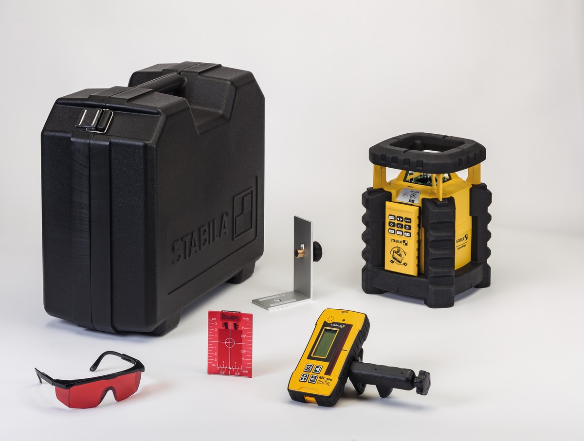 Stabila Roto-láser LAR 350, juego de 7 piezas