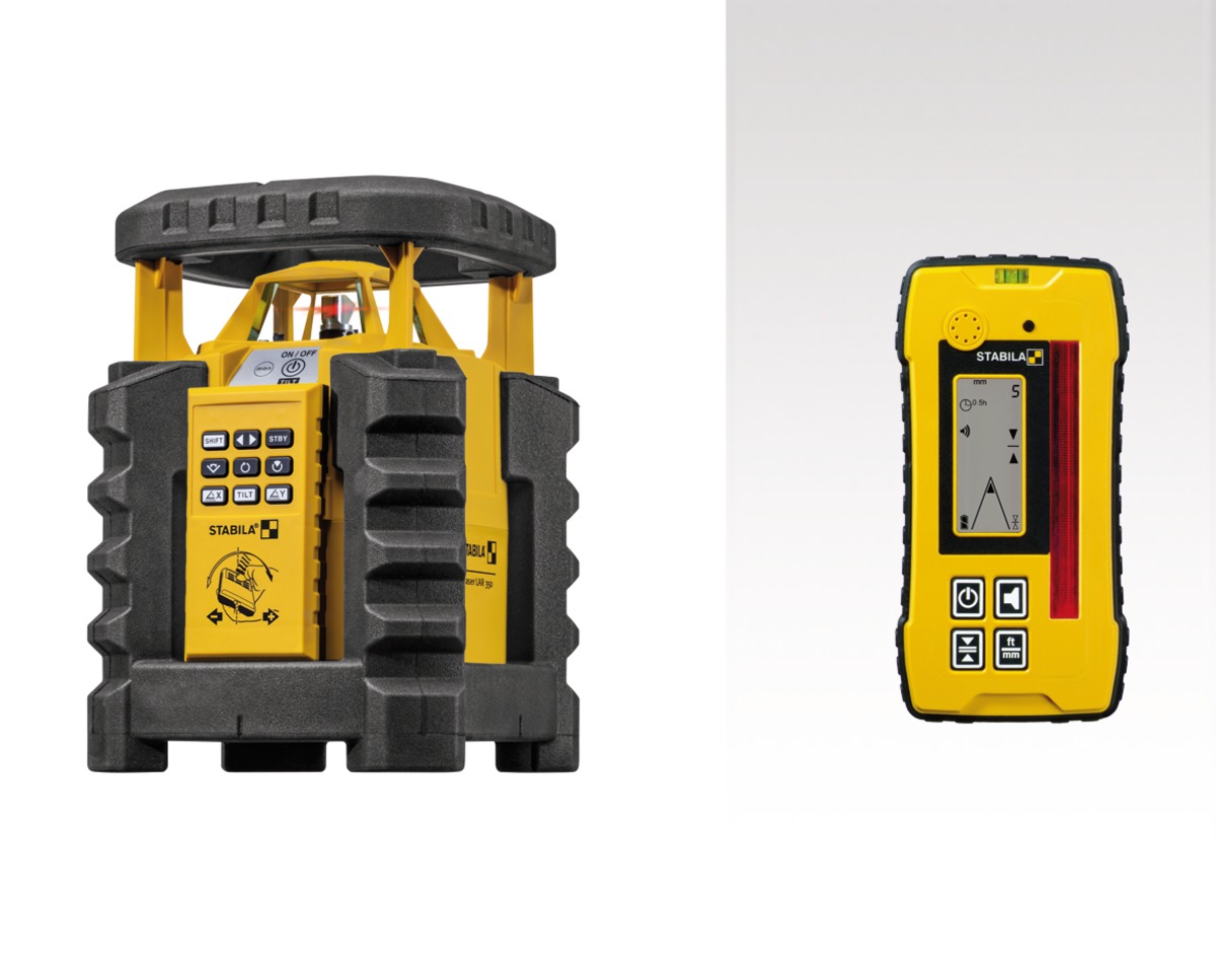 Stabila Roto-láser LAR 350, juego de 7 piezas