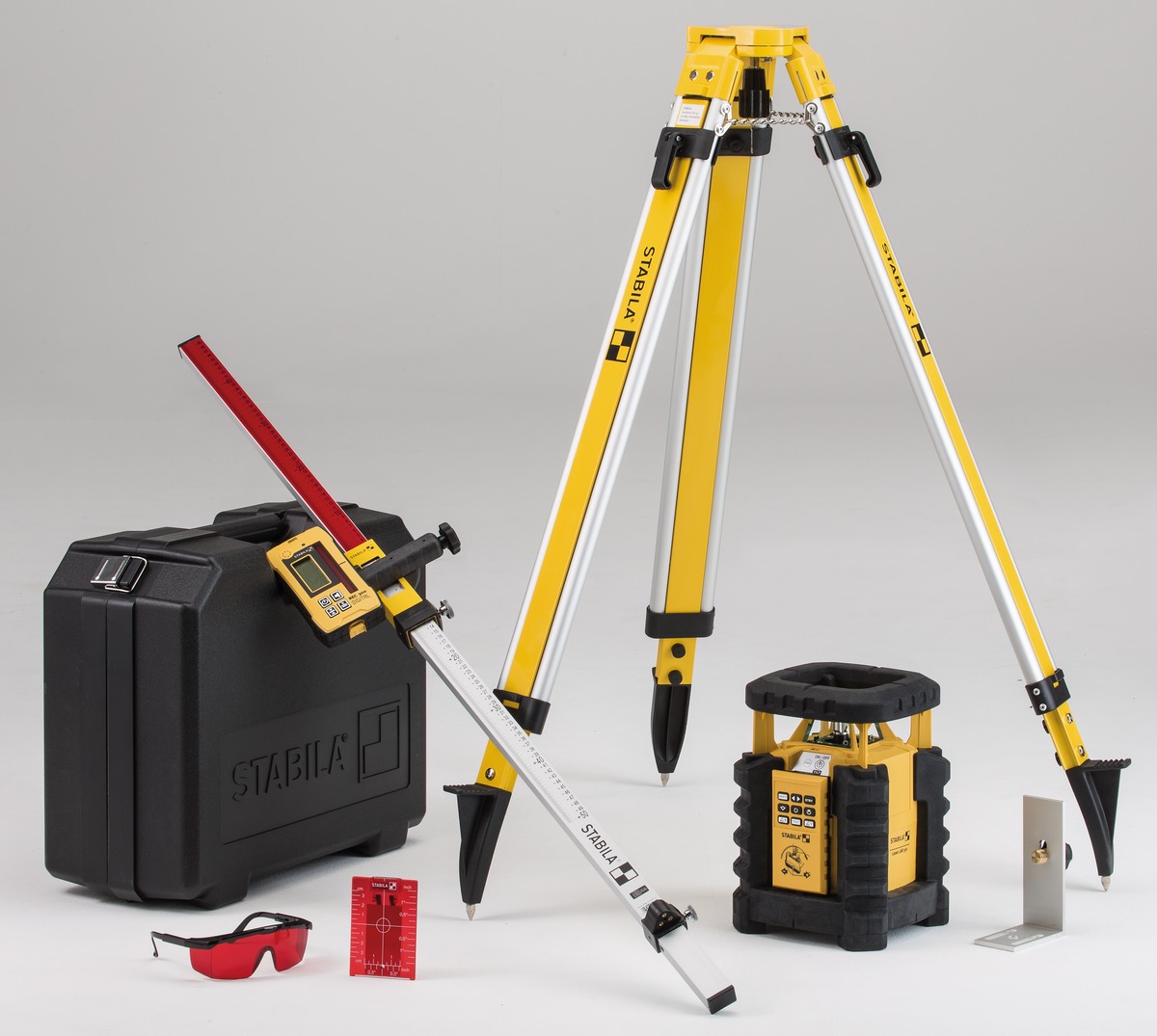 Stabila Roto-láser LAR 350, juego de 9 piezas