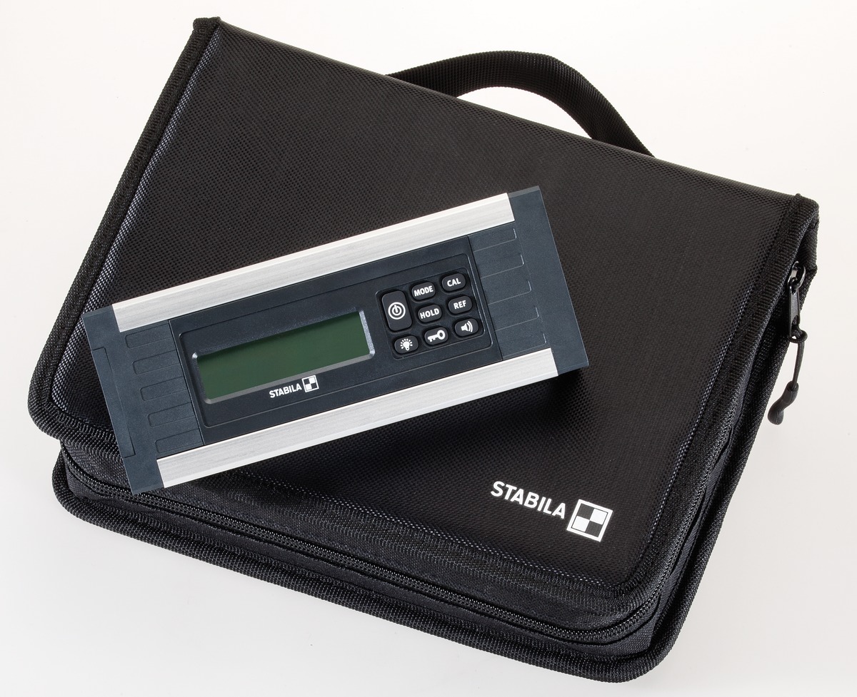 Stabila Inclinómetro electrónico TECH 500 DP, juego de 2 piezas