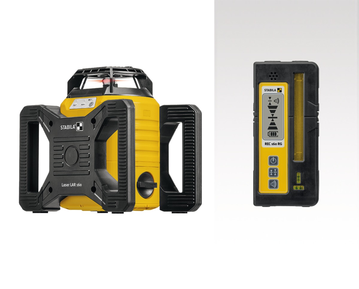 Stabila Roto-láser LAR 160, juego de 5 piezas