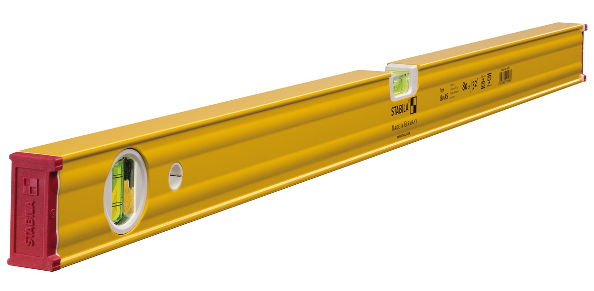 Stabila Nivel de burbuja modelo 80 AS, 80 cm