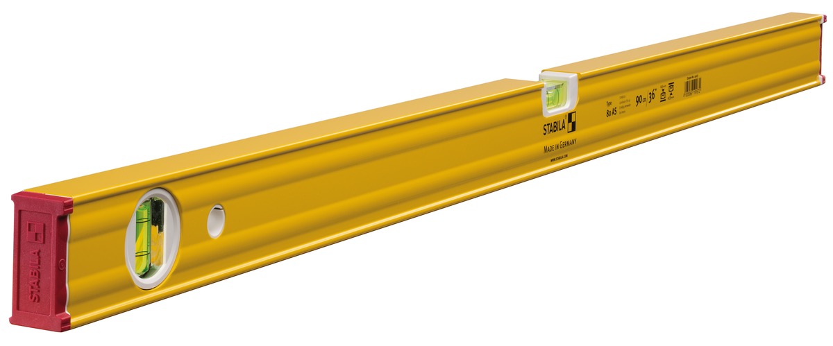 Stabila Nivel de burbuja modelo 80 AS, 90 cm