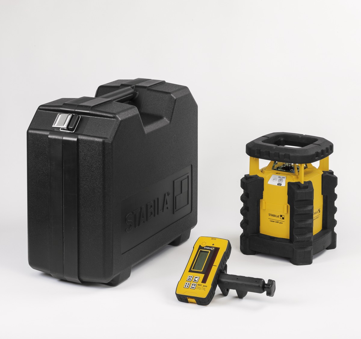 Stabila Roto-láser LAR 300, juego de 3 piezas