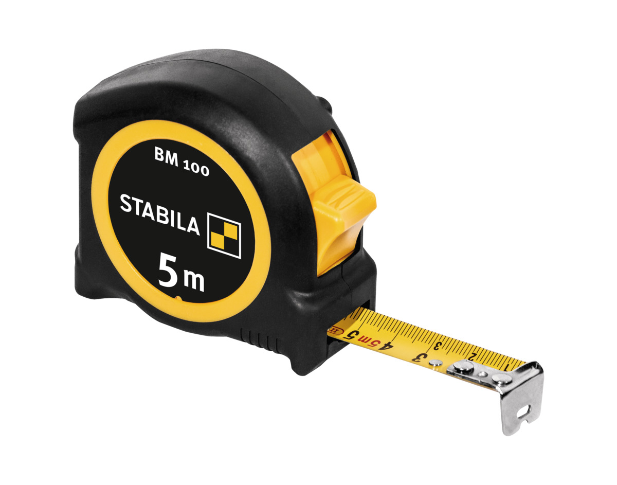 Stabila Flexómetro BM 100, 5 m, escala métrica